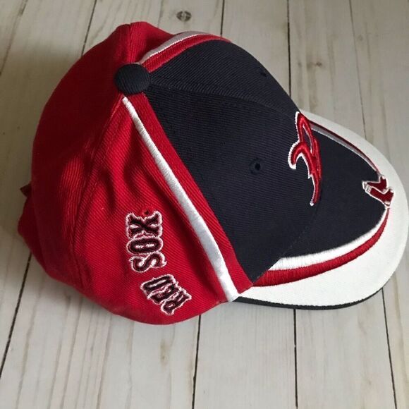 Genuine Merchandise baseball cap hat red blue Boston Red Sox one SZ adjustable - Picture 3 of 9